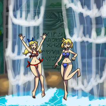 Twitch and Vinegar in Bikini