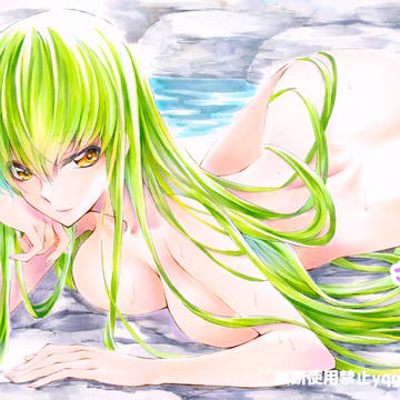 コードギアス反逆のルルーシュ C.C. 温泉
