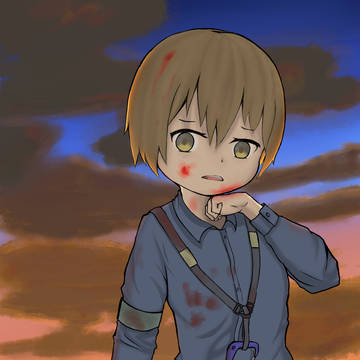 戦う少年