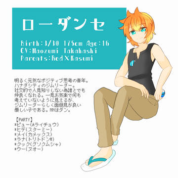 【別軸】キャラシ的な