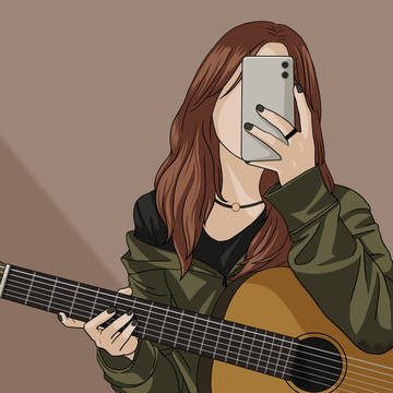 Kawaii Guitar Girl