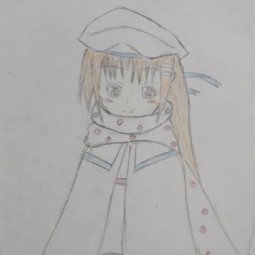 初めて描いた絵をリメイク　その２