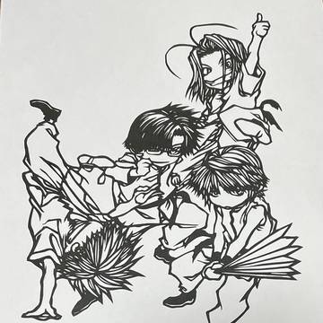 最遊記 切り絵