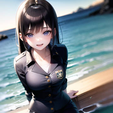 海边的少女
