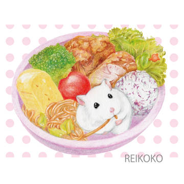 ハムスターinお弁当