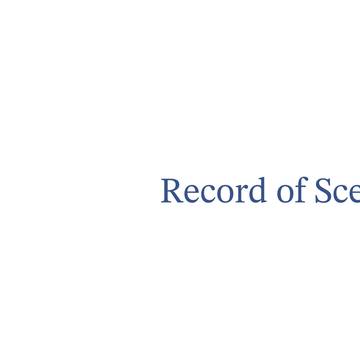 自機プロフ本『Record of Scene』サンプル