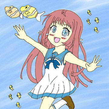 今日の練習224!/凪のあすから 向井戸まなかちゃん