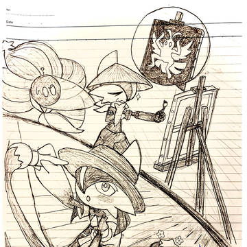 【ぽけリデ】お絵描き挑戦【爽涼の晩夏】