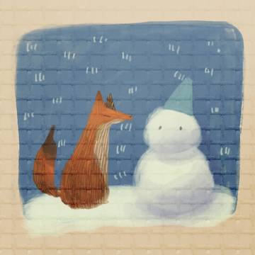 狐狸與雪人