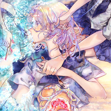 ケーキと海