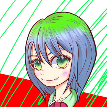 初めて描いた美少女
