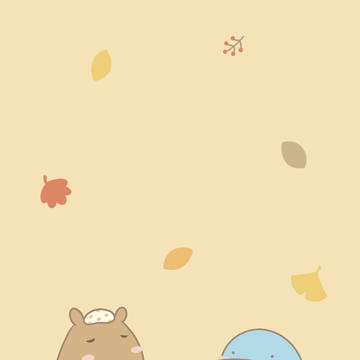 秋のスマホ壁紙ができました🍁
