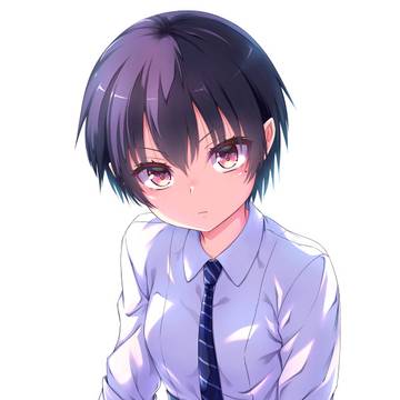 じー…