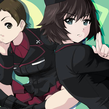 ガルパン 小島エミ&マウ子