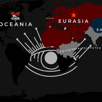 Nineteen Eighty-Four World Map