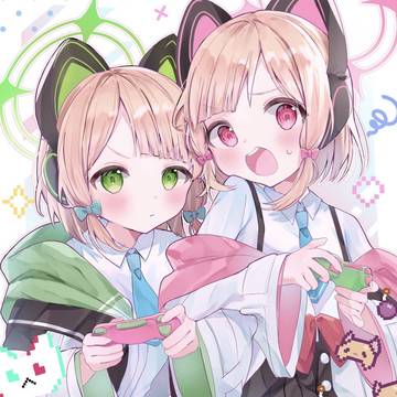 モモイとミドリ🩷💚