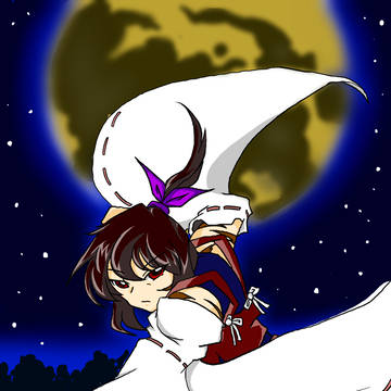 落書き東方「先代巫女」