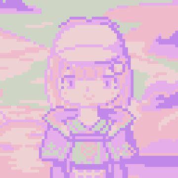 Ame in the sunset