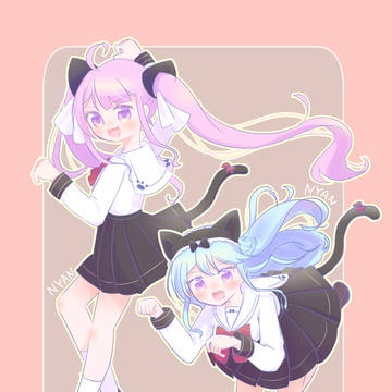 猫ちゃん姉妹