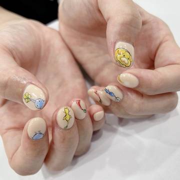 ピクミン 痛ネイル