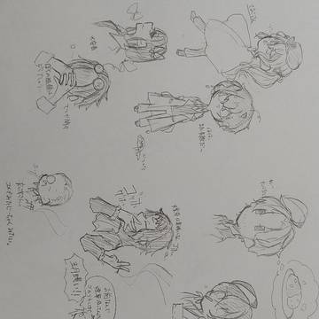 友達に送り付けた落書き
