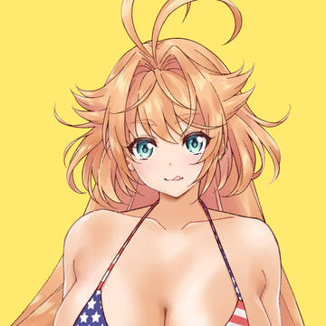 星条旗ビキニのリリア💕