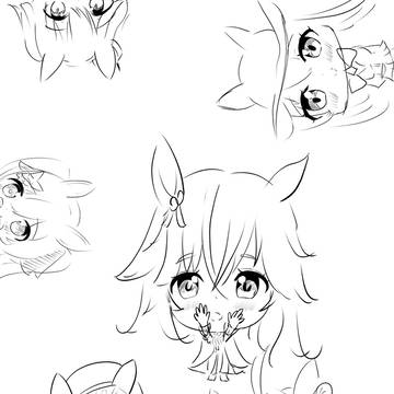 寝る前の落書き