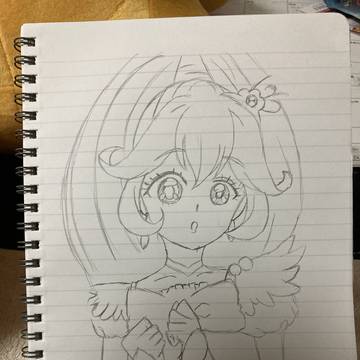 キュアピース　線画