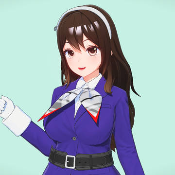【ハニカム】足柄(艦これ)【キャラ配布】