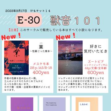 【けもケット14での頒布作品、通販開始のお知らせ】