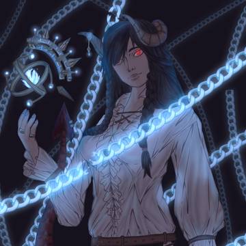 Chained Demoness - Lighter Ver.