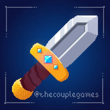 Casual sword pixel art
