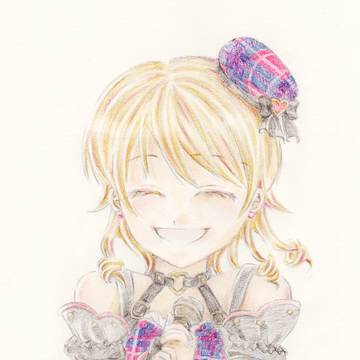 「なみだのくに」初披露に感動して描きました。