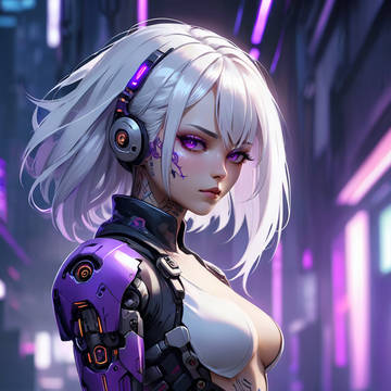 Girl with bionic arms