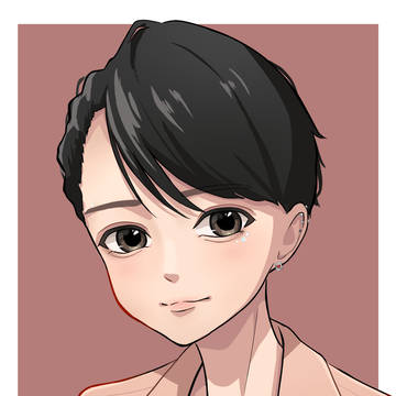 黒髪莉犬くん
