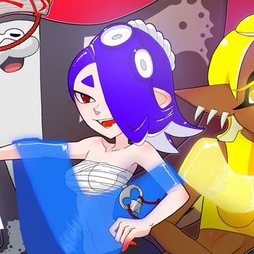 すりみ連合 スプラトゥーン3 1周年記念イラスト