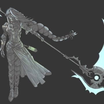 Devil Scythe User - Illamier