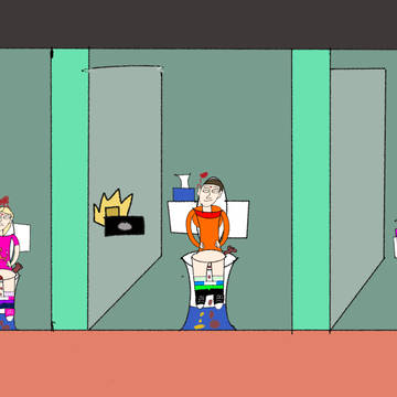 Alex Hammond Try Poop On Toilet