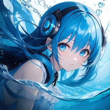 水の下で