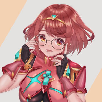丸眼鏡ホムラちゃん