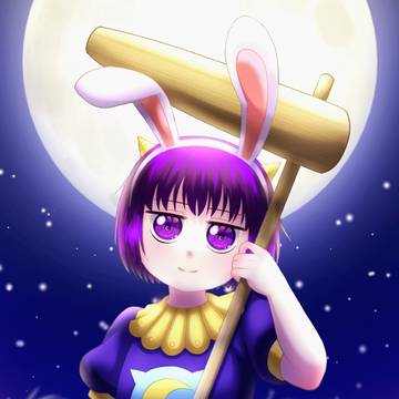月うさぎなレイラちゃん