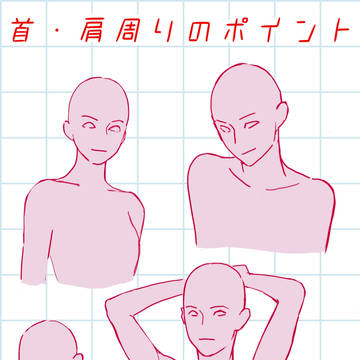 首、肩周りのポイント