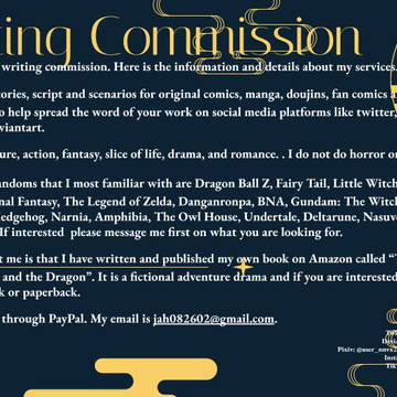 Writing Commission for $25