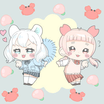 擬人化学パロ🍑🦀