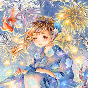 夏にたゆたう