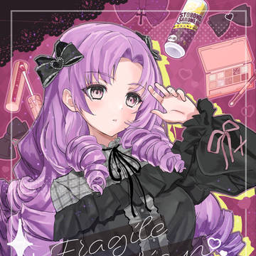 にじそうさく08 新刊 表紙のサロメちゃん