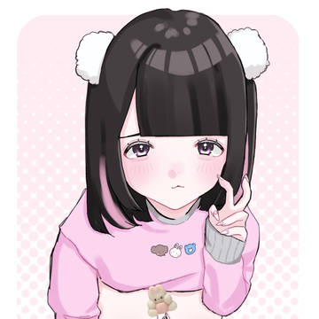 自撮り界隈の可愛い子描きました