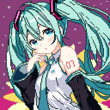 初音ミクドット絵