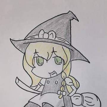 インクトーバー 4 魔理沙