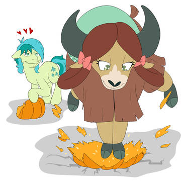Ponytober day 5 Fav-Ship/Pumpkin